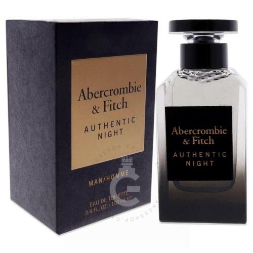 Abercrombie and Fitch Authentic Night EDT for Him 100mL - Authentic